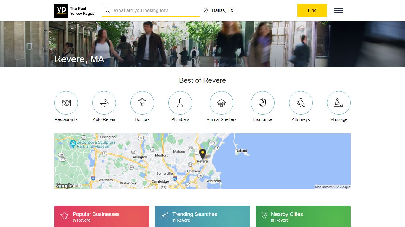 The Real Yellow Pages® - Revere, MA Directory - YP.com